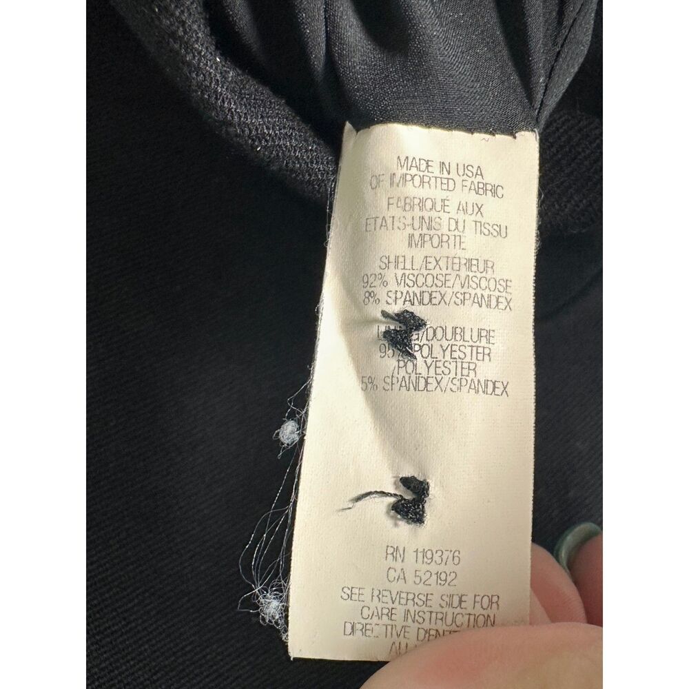 Helmut Lang Black Fitted Single Button Blazer Siz… - image 4